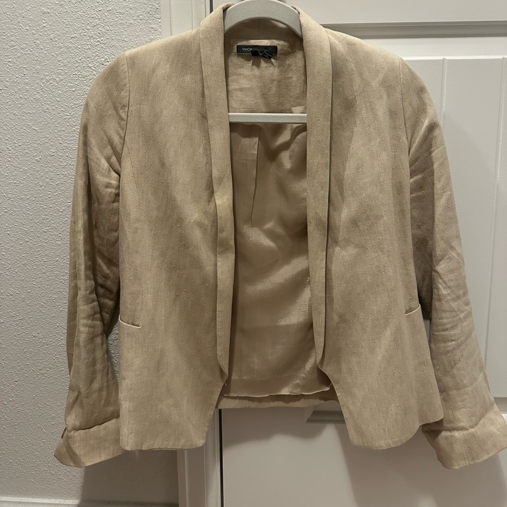 Vince tan blazer